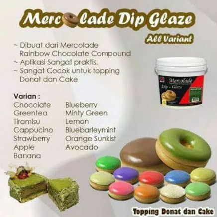 

Mercolade Dip Glaze Topping & Decoration 250gr