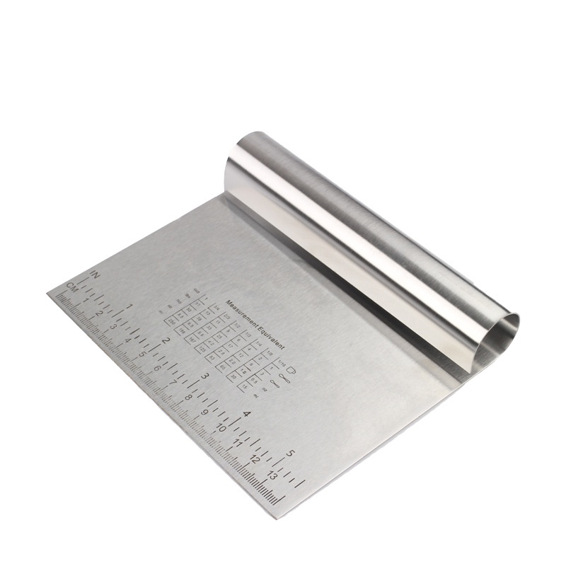 Scraper Stainless / Scrap Adonan / Cutter Pisau Bakery Cake / Scraper Serbaguna dan Multifungsi