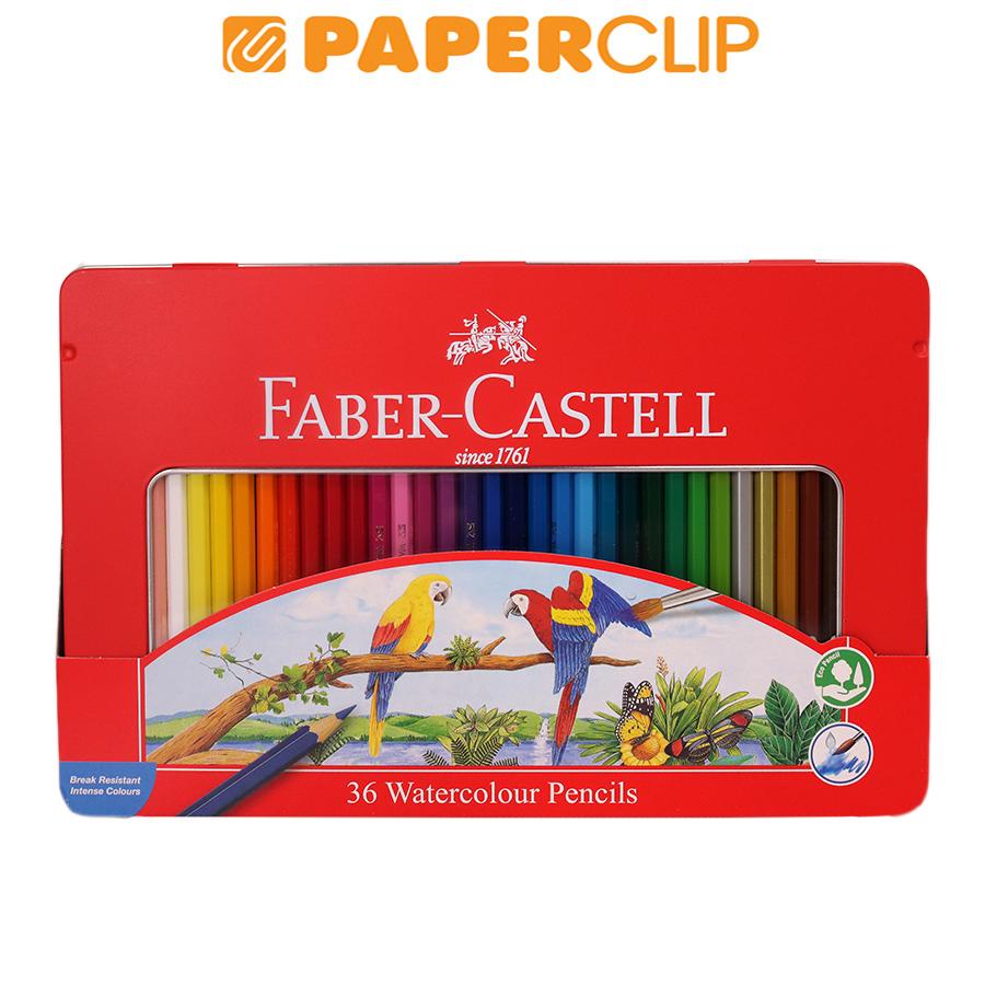 

PENSIL WARNA FABER CASTELL WATERCOLOR 115937 36C TIN CASE