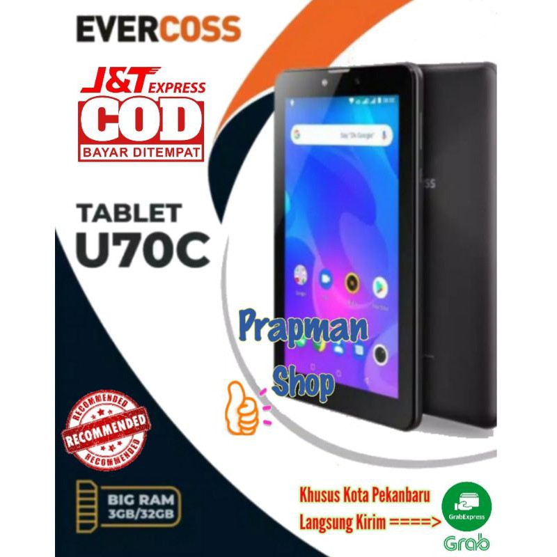Tablet Evercross M-Tab U70C 3/32