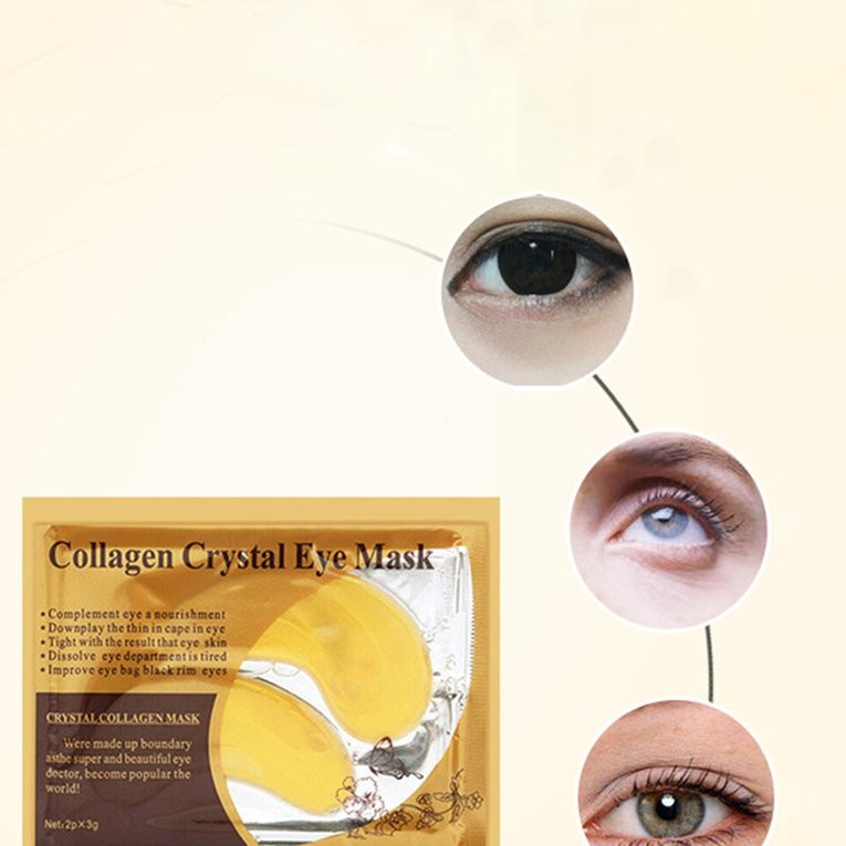 LS Masker Penghilang Mata Panda COLLAGEN CRYSTAL GOLD EYE BAG MASK