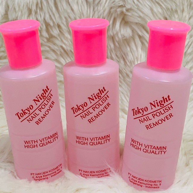 TOKYO NIGHT Nail Polish Remover Aseton Pembersih Penghapus Kutek -76ml