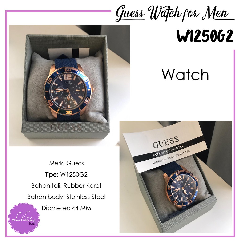 JAM TANGAN PRIA GUESS TIPE W1250G2