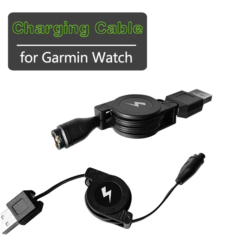 Cre Kabel Power Adapter Charger USB Untuk GarminFenix 6S 6X 7 7S 7X