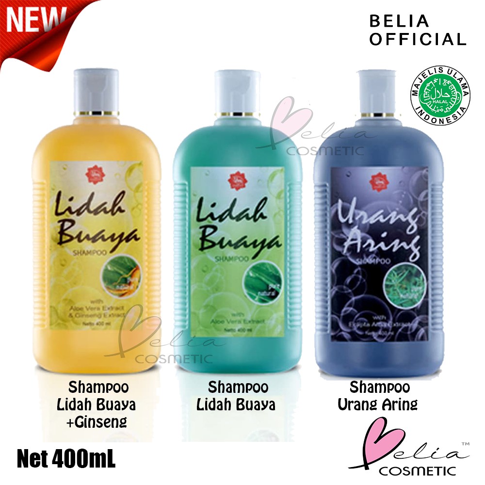 ❤ BELIA ❤ Viva Shampoo Hair Care Lidah Buaya Gingseng Urang Aring Berminyak Ketombe Rontok 400ml