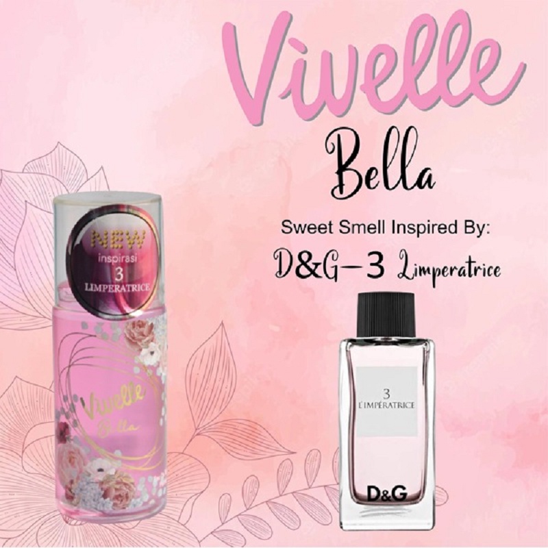 Vivelle EDT Flower Scent 100 ml - EK (Tidak bisa kirim luar P. Jawa dengan JNT)