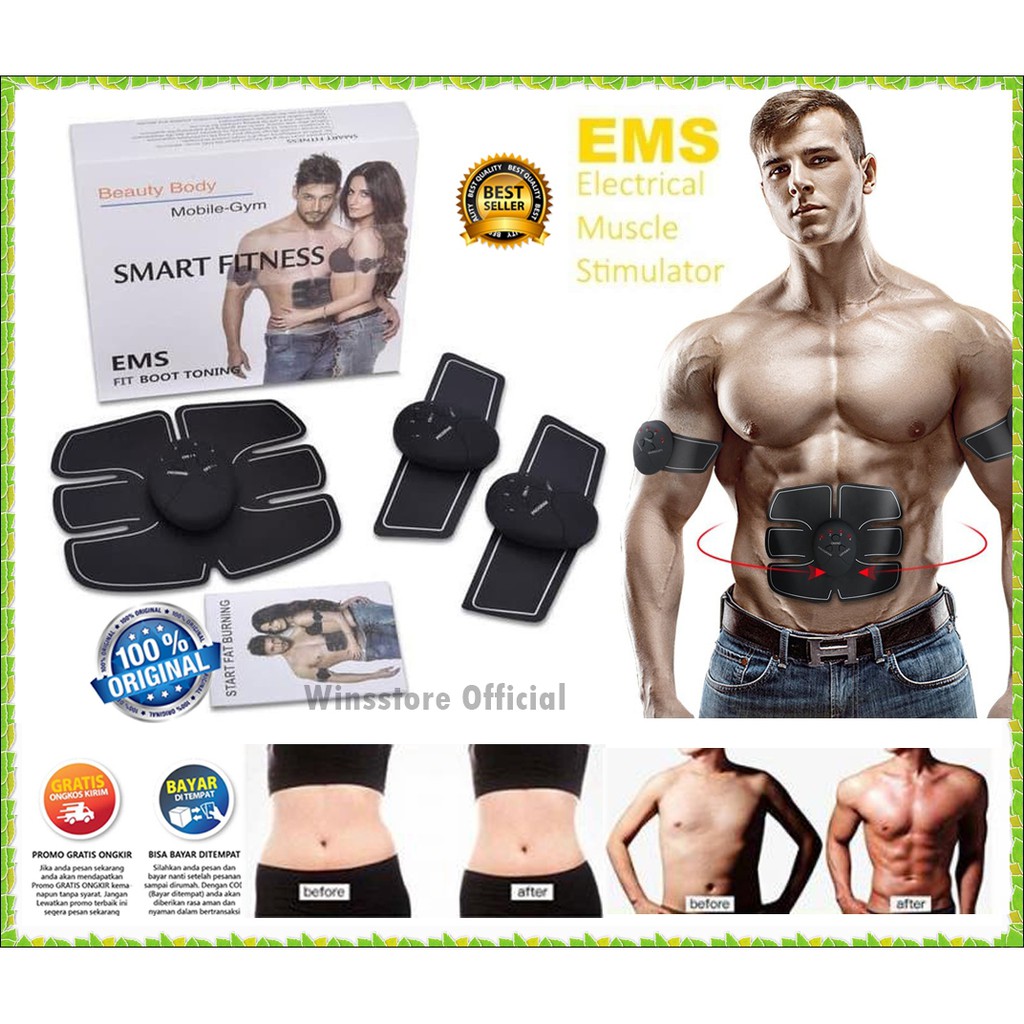 Alat Pengecil Perut Pelangsing Perut Pembakar Lemak Slimming Belt Alat Fitnes Olah Raga Pembentuk Pe