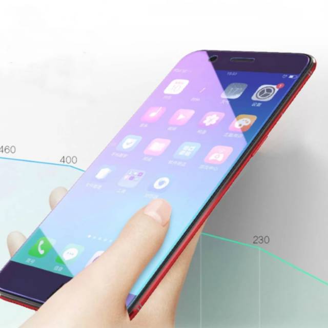 TEMPERED GLASS OPPO A53 A33 RENO 4 F PRO F1S A5/A9 2020  ANTI GORES BLUERAY