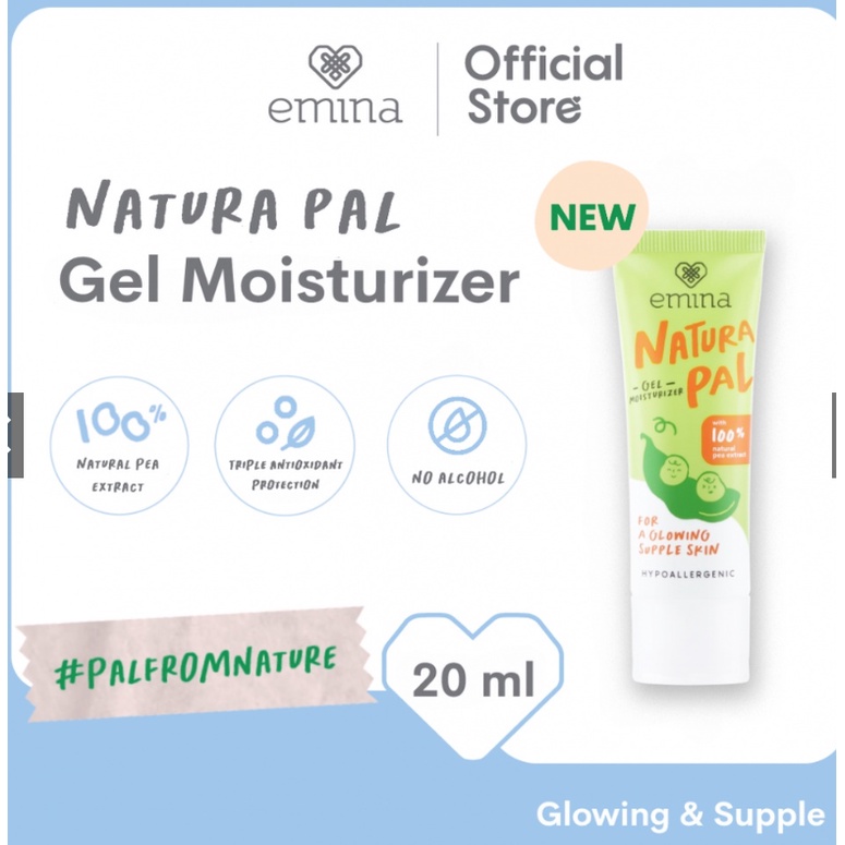 BARU! Emina Natura Pal Gel Moisturizer 20ml