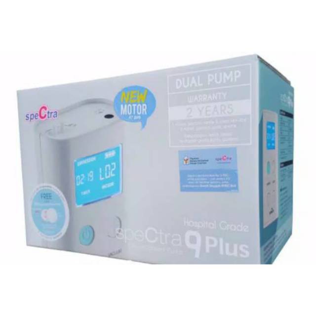 Banyak bonusnya ! Spectra 9 Plus Hospital Grade Pompa ASI Elektrik Double Pump