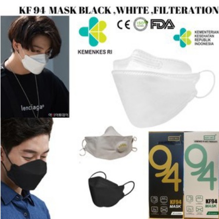 Masker KF94 4 ply Model Korea 1 pack 5 pcs