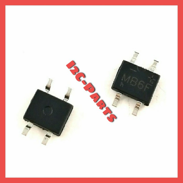 MB6F Diode Bridge Rectifier 600V 0.8A SMD SOP-4 DIODA mb6f