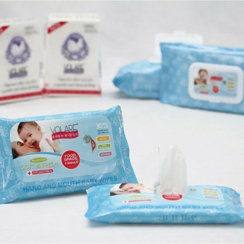 BUY 10 GET 2 Tissue Basah Volare Hand and Mouth Wet 30s FOODGRADE