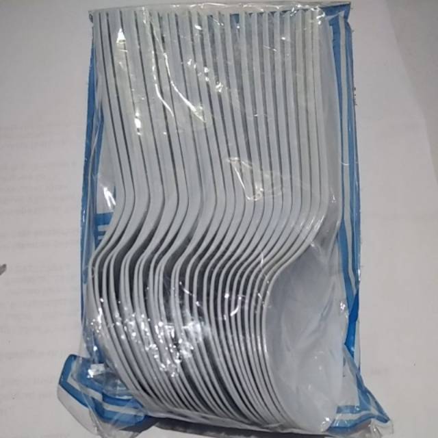 SENDOK MAKAN PLASTIK ISI 25PCS