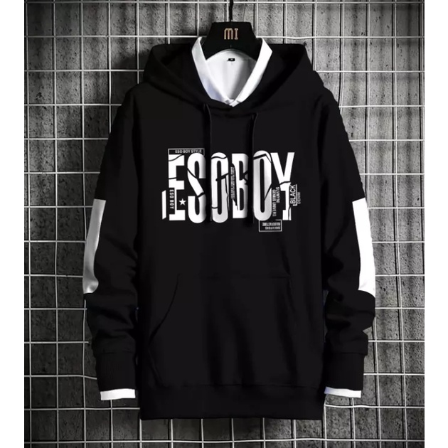 Hoodie Pria / Hodie Pria  / Jaket Pria / Sweater Hoodie Esoboy Bahan Fleece UK L-XL  HOZY