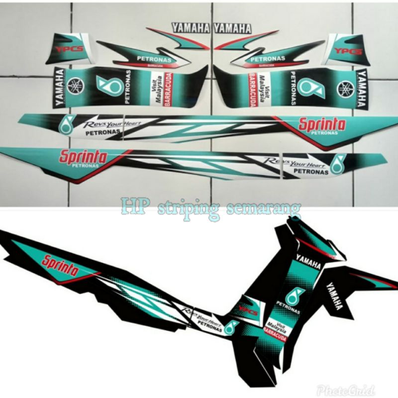 Striping Yamaha F1zr Petronas costum