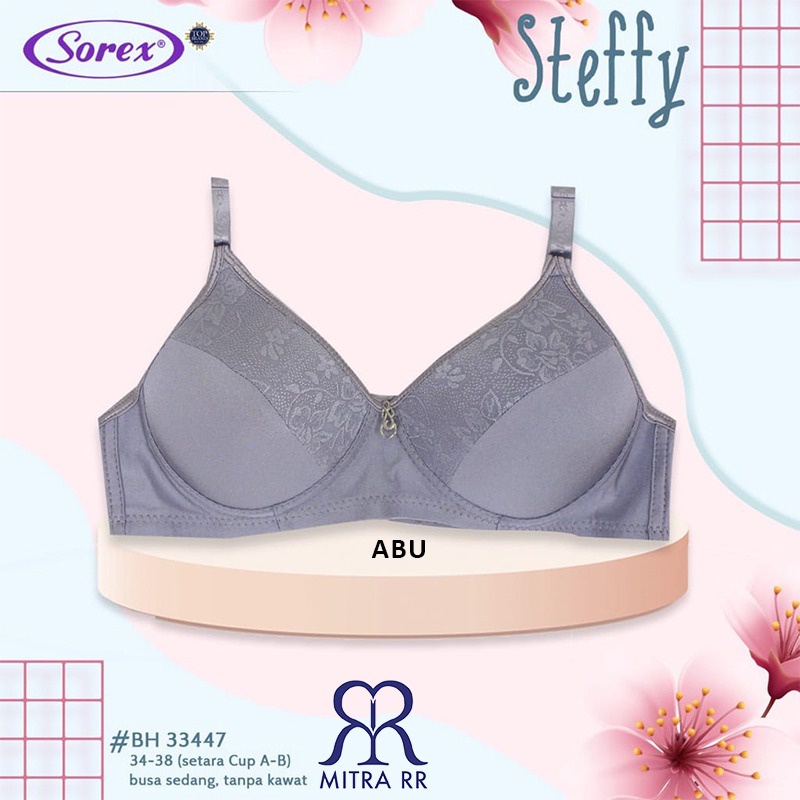 BH Sorex 33447 Bra Busa Harian Tanpa Kawat Cup A B
