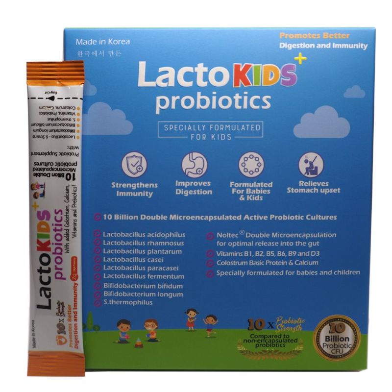 Lactomin Lactokids + Probiotics Dan Multivitamin Isi 60 Sachet