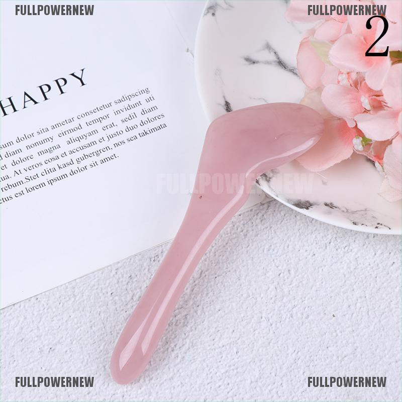 [COD] Flid Natural Rose resin GuaSha Pijat Alat Wajah Gua Sha Papan Pijat Tubuh [HB]