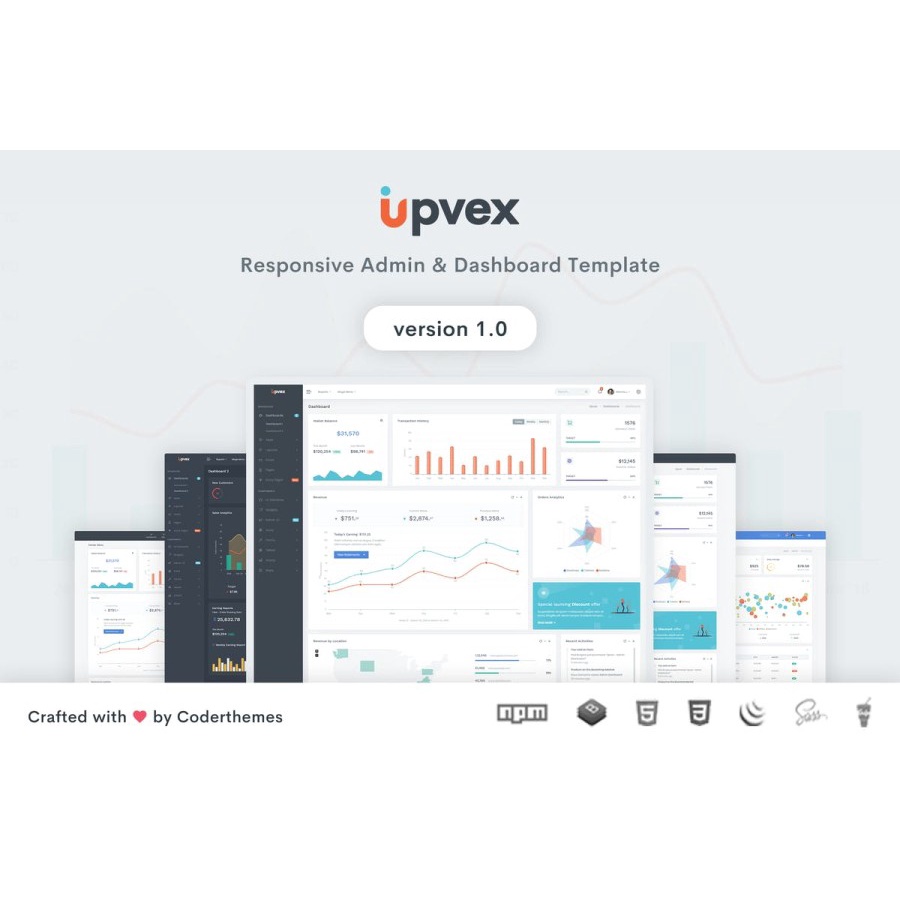 Template Admin Upvex Admin & Dashboard Template