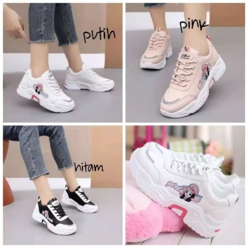Sepatu Wanita Jintu Girls Korea