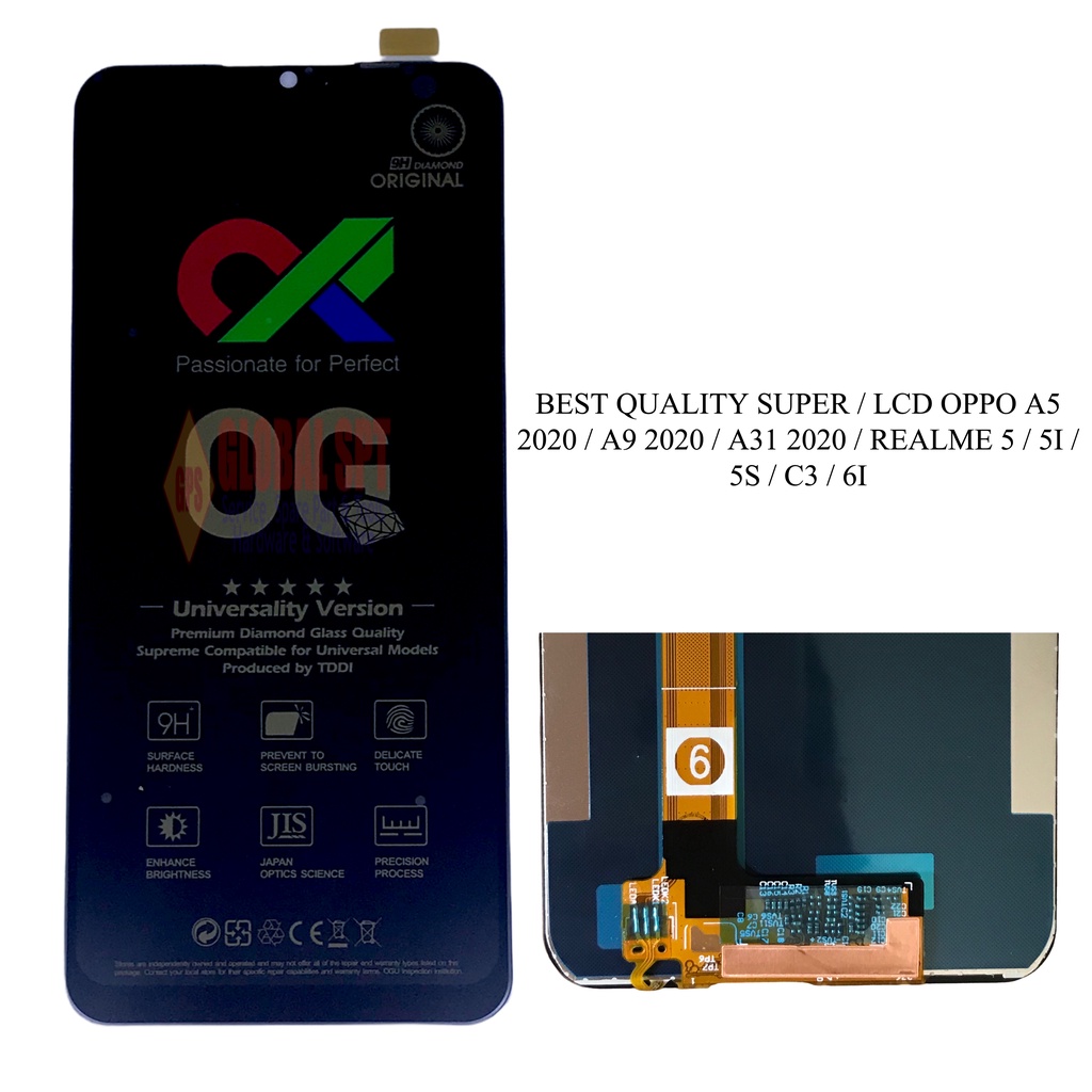 LCD TOUCHSCREEN OPPO A5 2020 / A9 2020 / 5 / C3 / A31 2020 / 5I / 6I