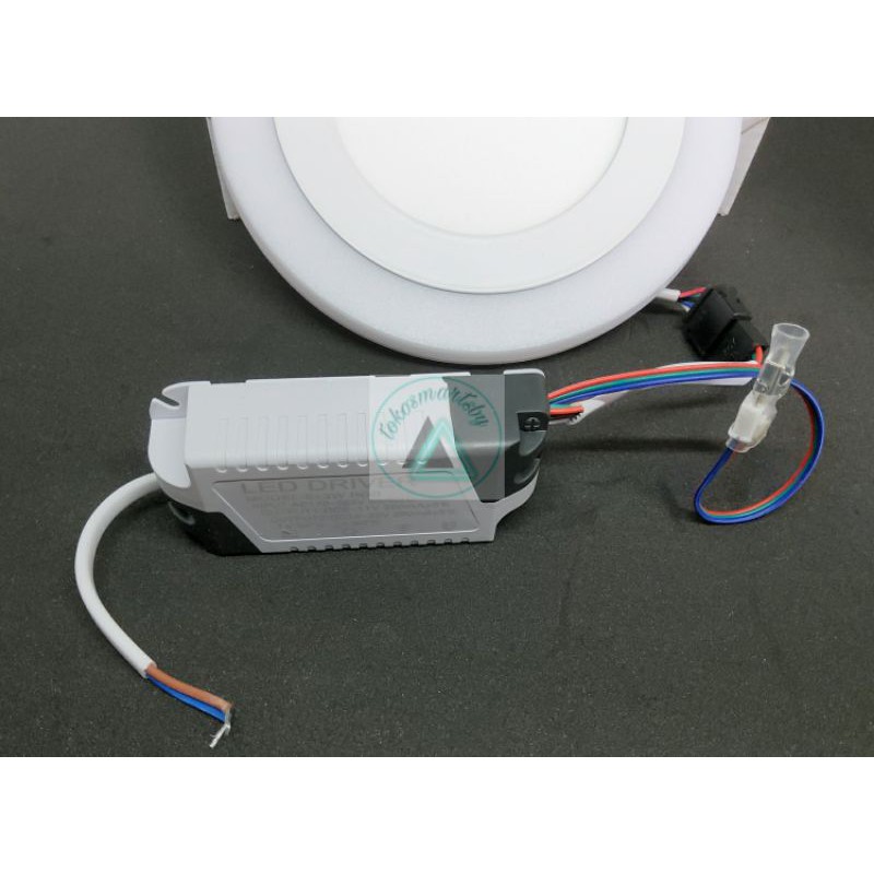 Lampu Downlight LED  Panel 6+3 Watt RGB Dengan Remote