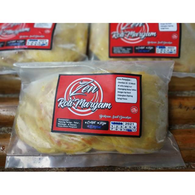 Roti Maryam/Canai Zen PREMIUM 350Gram Medium, Mini Ori, Coklat dan Keju