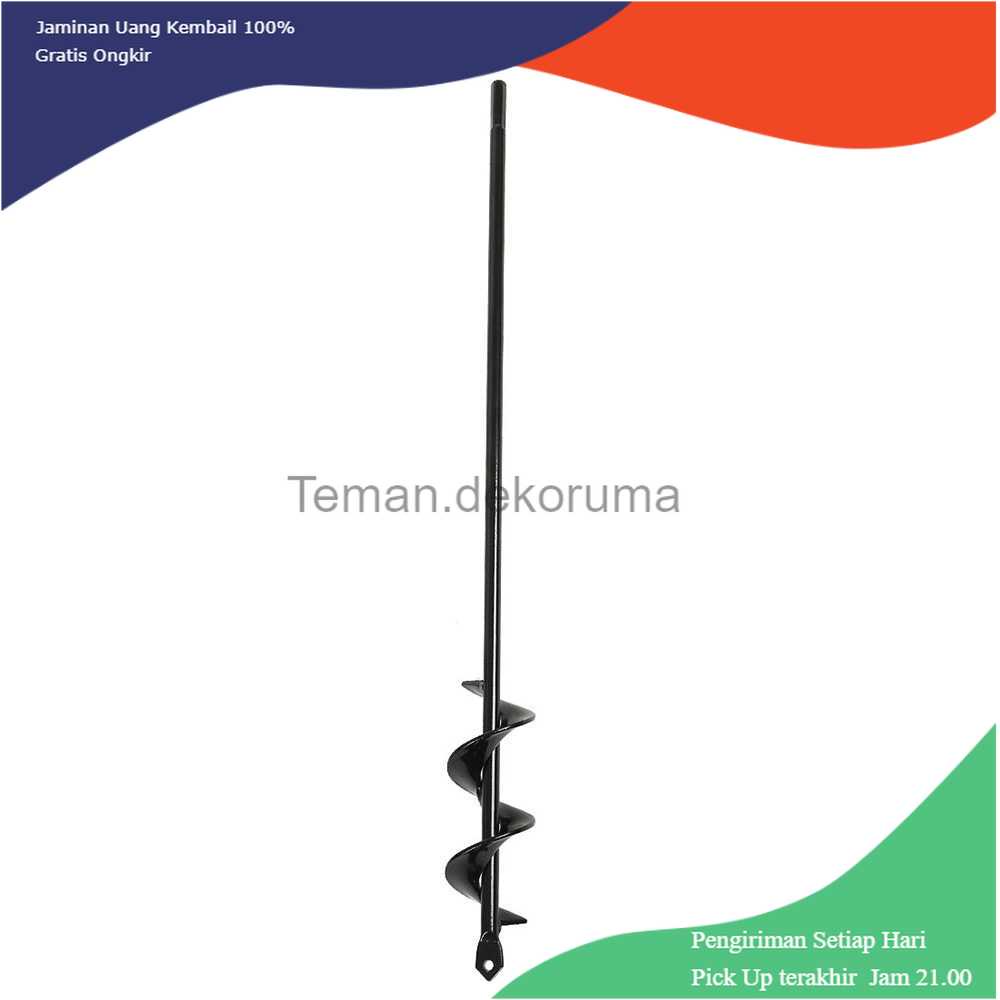 TD-DFA MPT Mata Bor Penggali Tanah Auger Spiral Drill Head 4x45cm - FG07