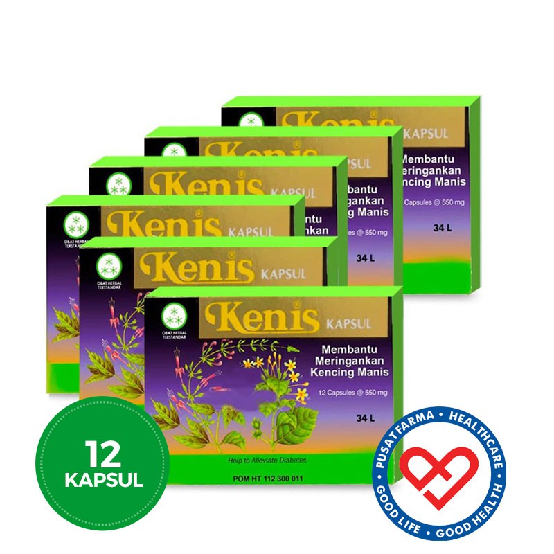 

Borobudur Herbal Kenis 12 Kapsul Obat Diabetes Kencing Manis 6 box