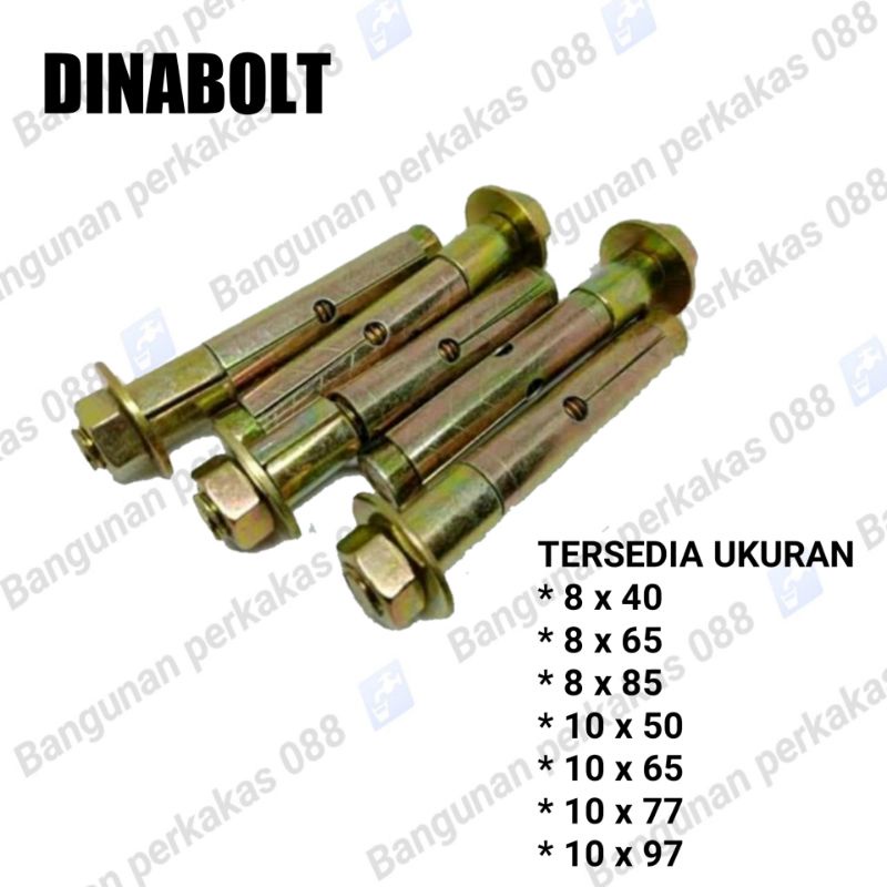 BAUT DYNABOLT UKURAN DI VARIAN / BAUT TEMBOK / DINABOLT MURAH / BAUT TEMBOK / DINABOLT BAGUS