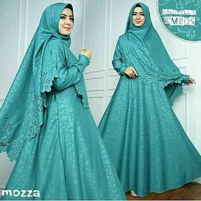 Gamis Syari Gamis / Baju / Pakaian Wanita Muslim New Mozza Syari Murah