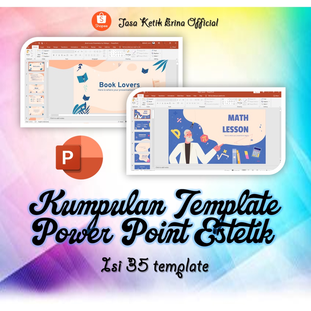 Template Powerpoint Kosong Premium