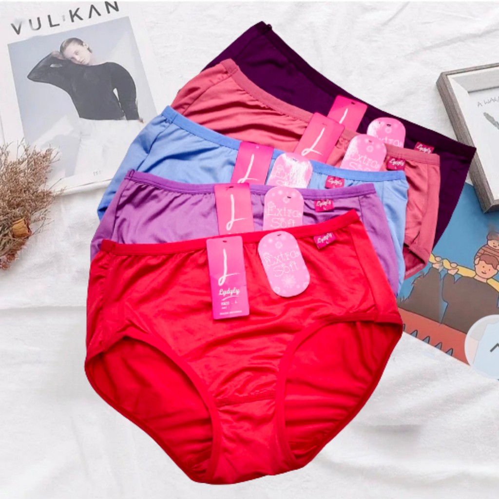( 6 - 12 Pcs ) Celana Dalam Wanita LYDYLY Extra Soft | CD Wanita | Sempak Wanita