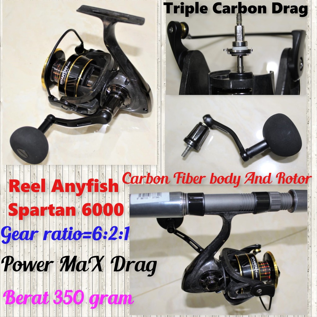 Reel Anyfish SPARTAN 6000 Power Handle