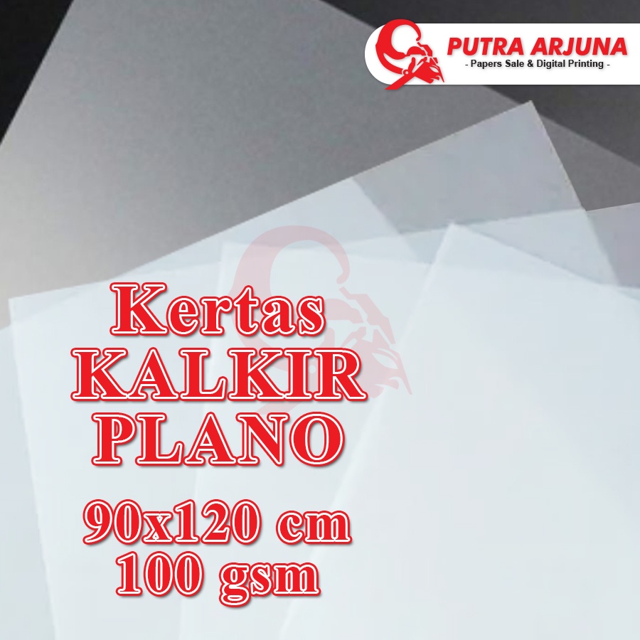 KERTAS KALKIR / TRACING PAPER 100 gsm - 90 x 120 cm PLANO