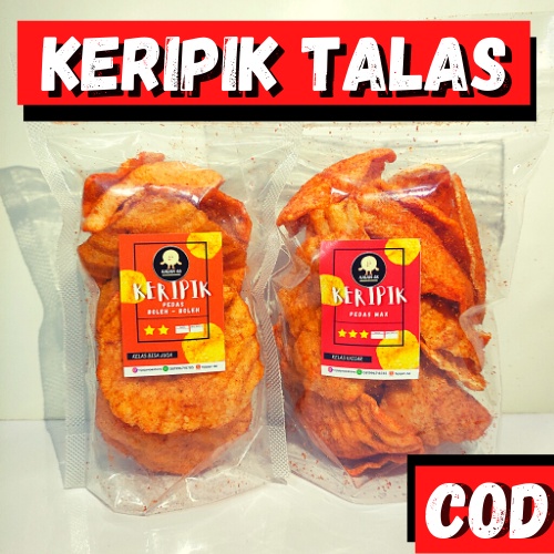 

( PROMO!! ) KERIPIK PEDAS TALAS BUBUK CABE & BALADO / MAKANAN RINGAN / CEMILAN PEDAS ( 25gr - 45gr )