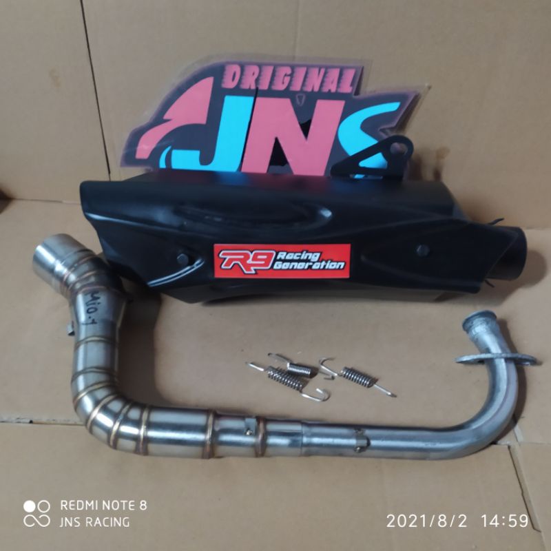 KNALPOT R9 MISANO BEAT FI STREET KARBU FINO MIO SOLU GT SCOOPY VARIO 150 125 GENIO XBREE