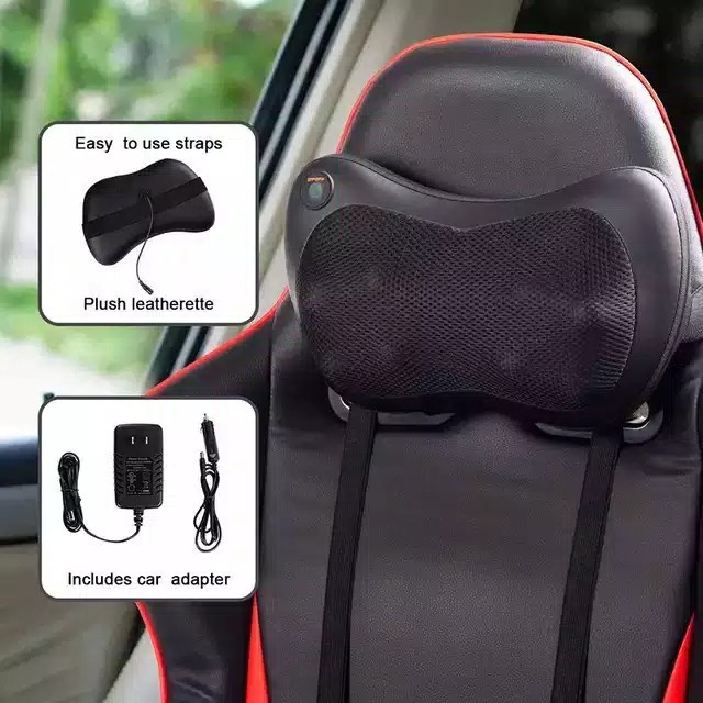 MASSAGE PILLOW Portable Car and Home / Bantal Pijat Elektrik Dengan 8 Bola