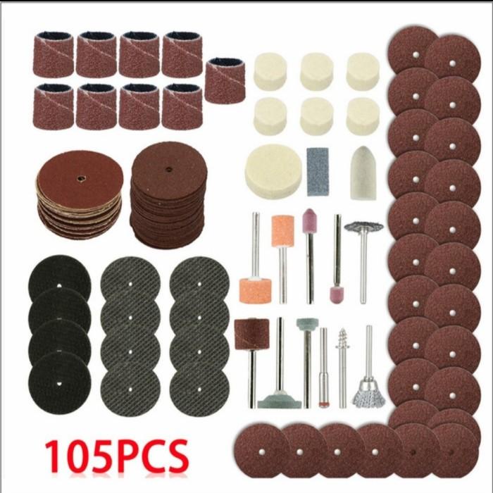 MATA BOR TUNER CUNER MINI CUTTING WHEEL MATA GERINDA MINI POLES 105PCS