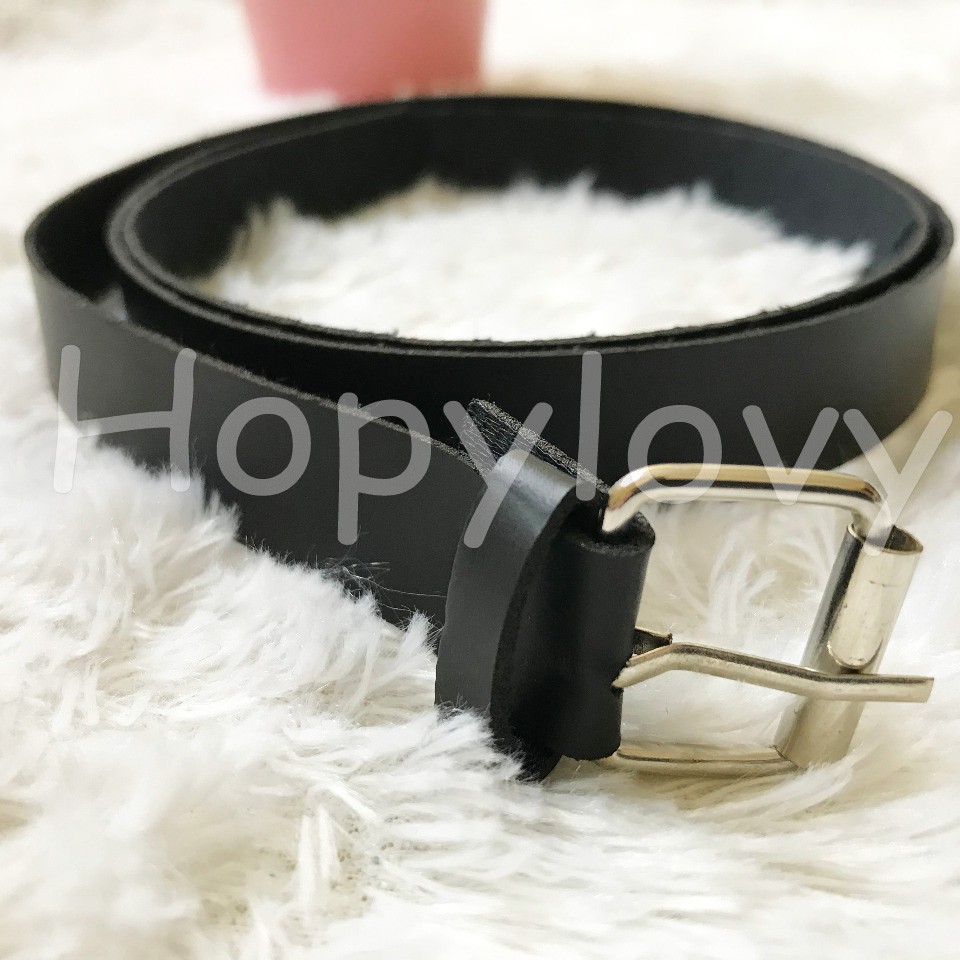 PROMO HOPYLOVY - Ikat Pinggang Wanita Eksklusif Hitam / Ring Belt Korea