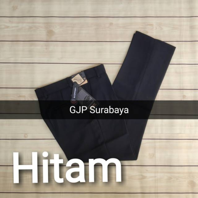 celana kantor formal kerja bahan tebal pria slimfit size 27 - 44