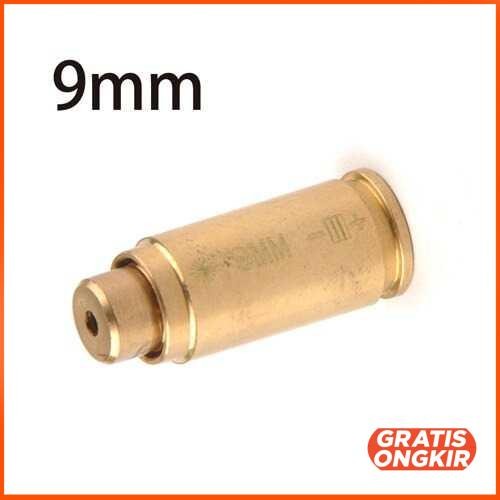 Dijual Peluru Red Dot Laser Boresight CAL Cartridge 9mm Diskon