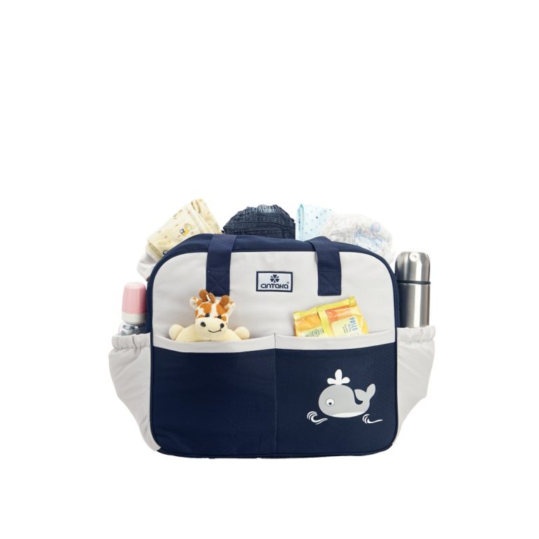 Cintaka Tas Bayi Besar Saku Print Whale Series - TCT 2551