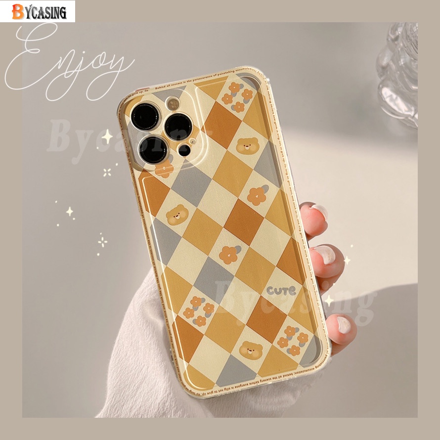 Casing Silikon Oppo A16 A15 A54 A15S A12 A7 A3S A5S F9 A52 A72 A92 A53 A31 A9 A5 2020 Reno5 Reno6 2F C31 Motif Bunga softcase