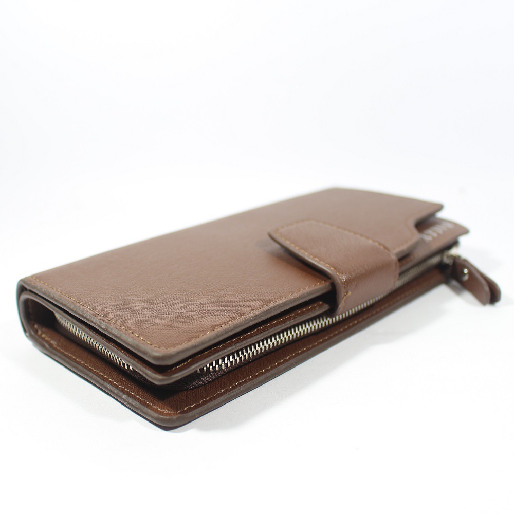 TOKOKOE - Dompet Panjang Pria Wanita bahan Kulit - BAL 53 Brown