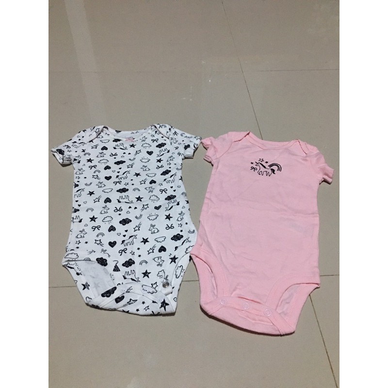 Jumper Anak Carter's Preloved white pink pony (Take all 2pcs)