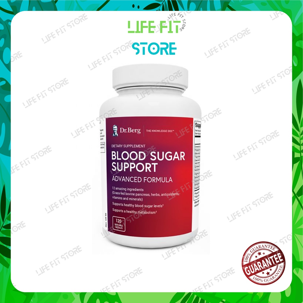Jual Dr Berg Blood Sugar Support 120 veg kapsul berberine HCL