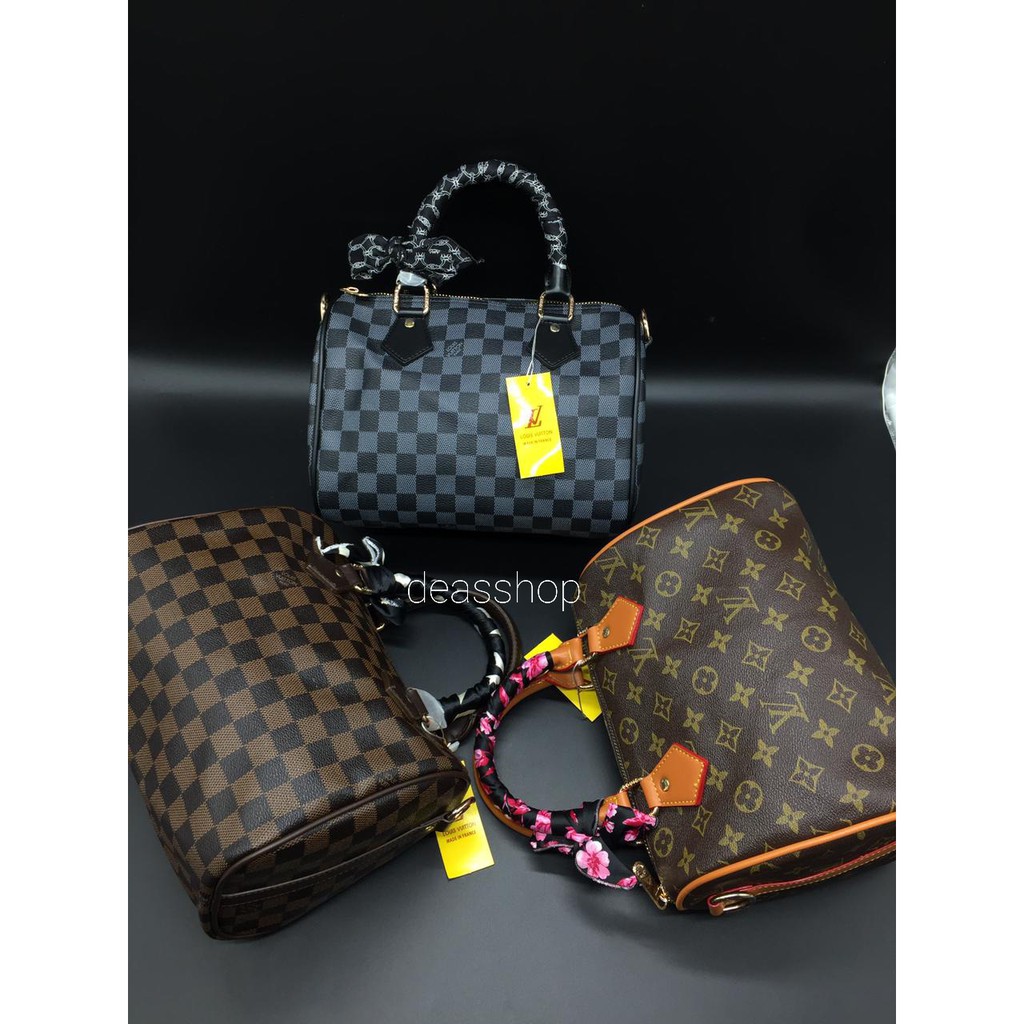 LV Speedy Bandolier tas import premium tas wanita murah deasshop179