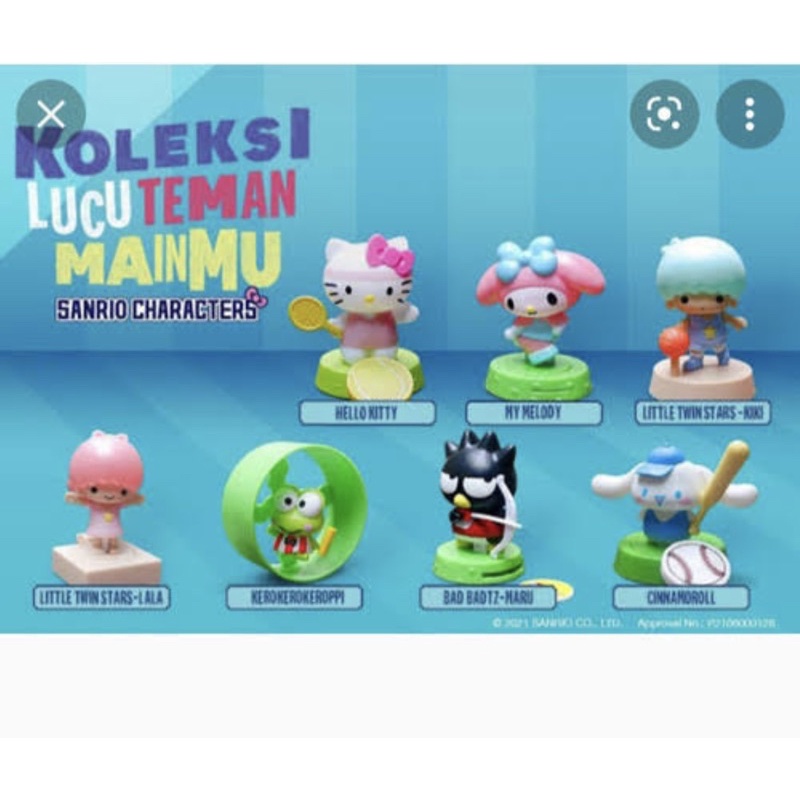 mainan KFC Sanrio Hello Kitty full set NEW (bisa satuan/ecer)